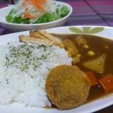 煮込まない・・豚のひき肉カレー